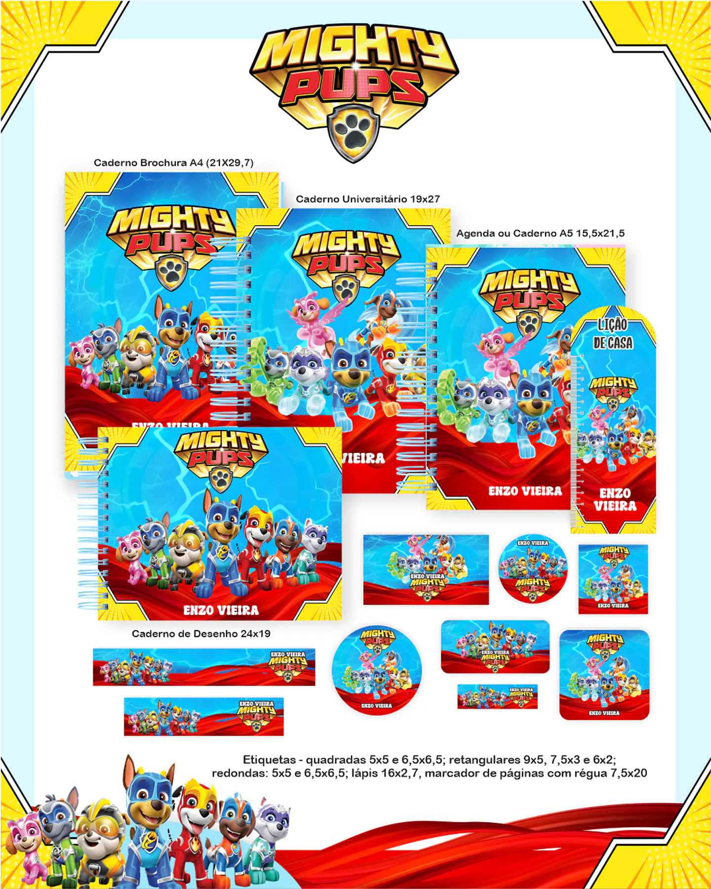 Arquivo Combo Patrulha Canina Super Filhotes - Pamella 1
