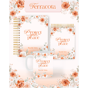 Arquivo Encadernação 2026 Terracota - PAMELLA