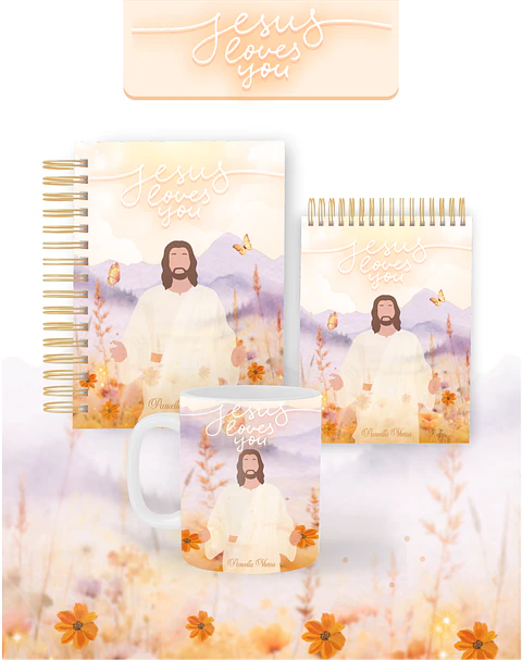 Arquivo Encadernação 2026 Jesus Loves You - PAMELLA
