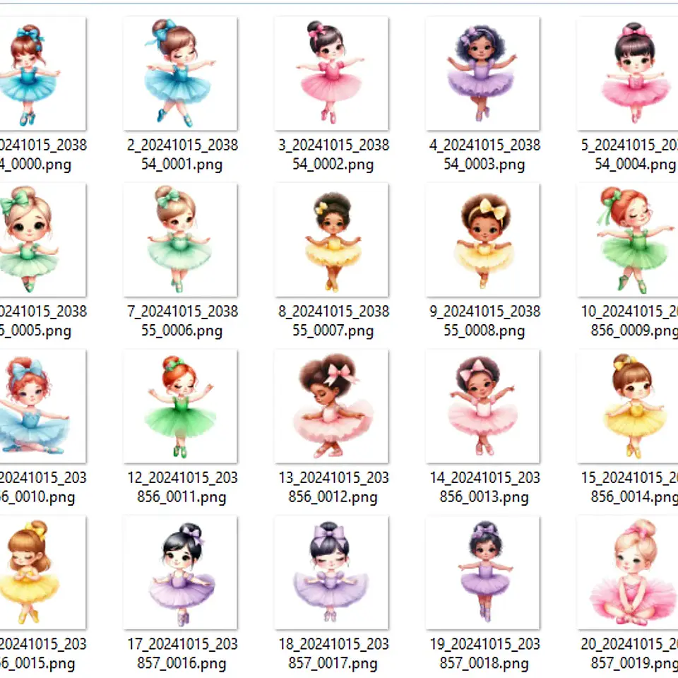 Kit Digital Bailarina Aquarela - MK Criativos 2