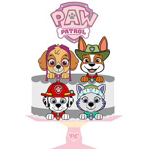 Arquivo de Corte Topo Patrulha Canina Menina