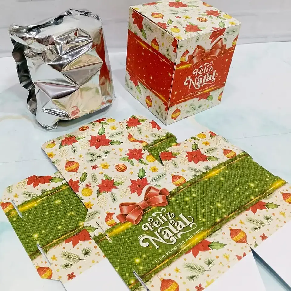 Arquivo Natal Caixa Mini Panetone - Kif 1