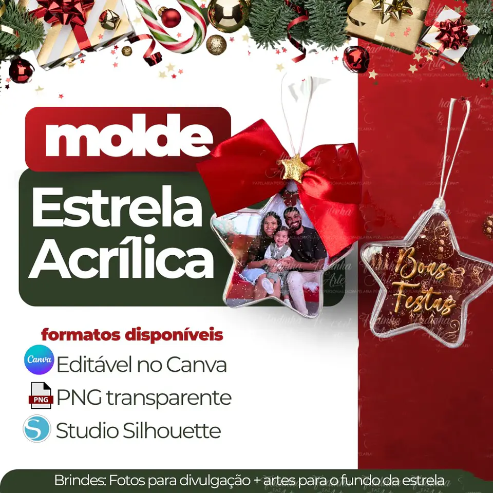Arquivo Caixinha de Natal  - Fadinha Faz Arte 1