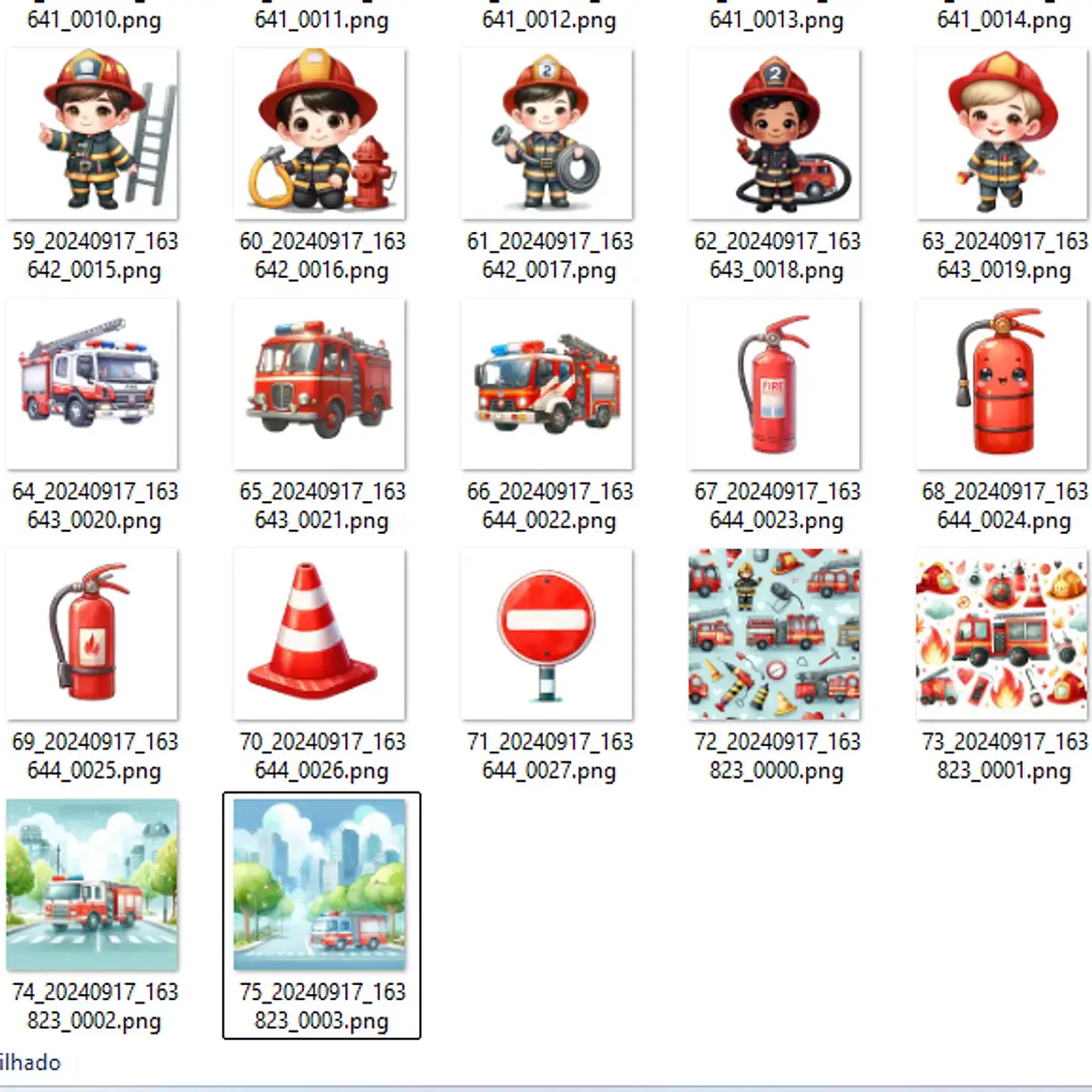 Kit Digital Bombeiros Baby - MK Criativos 3