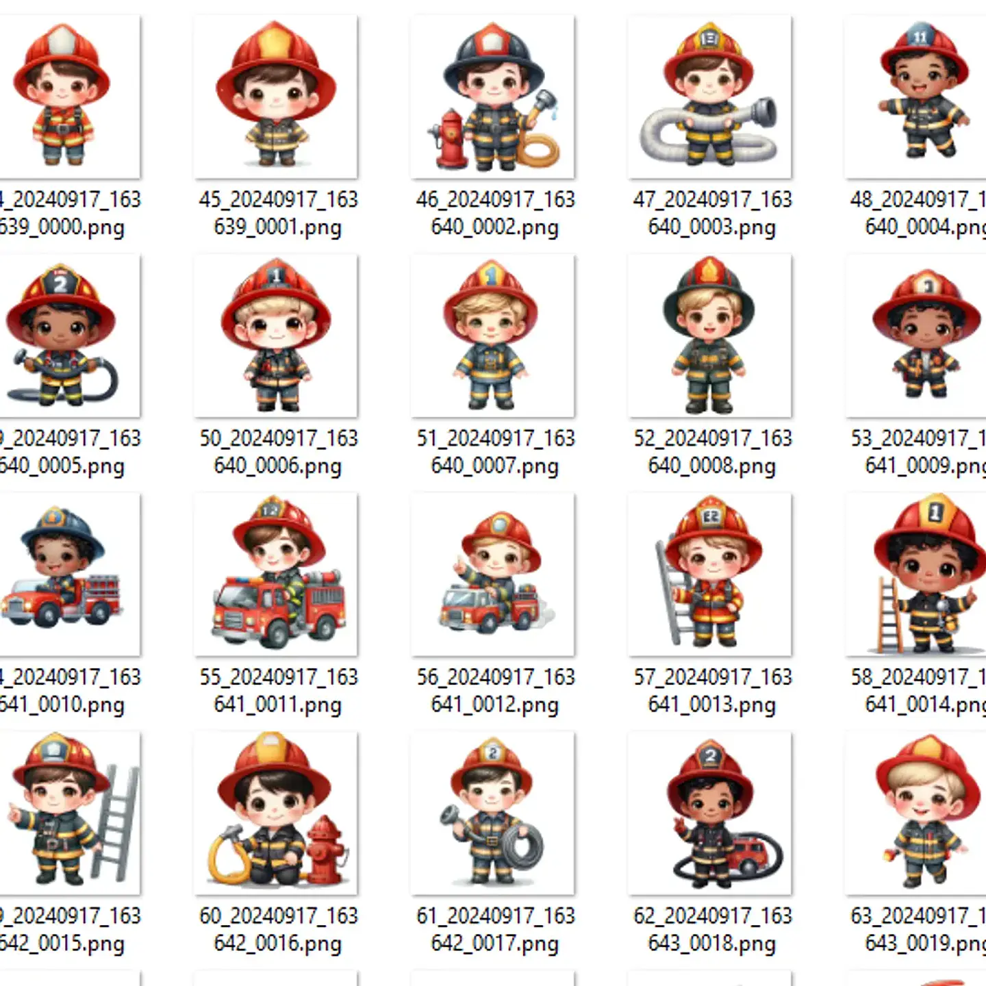 Kit Digital Bombeiros Baby - MK Criativos 2