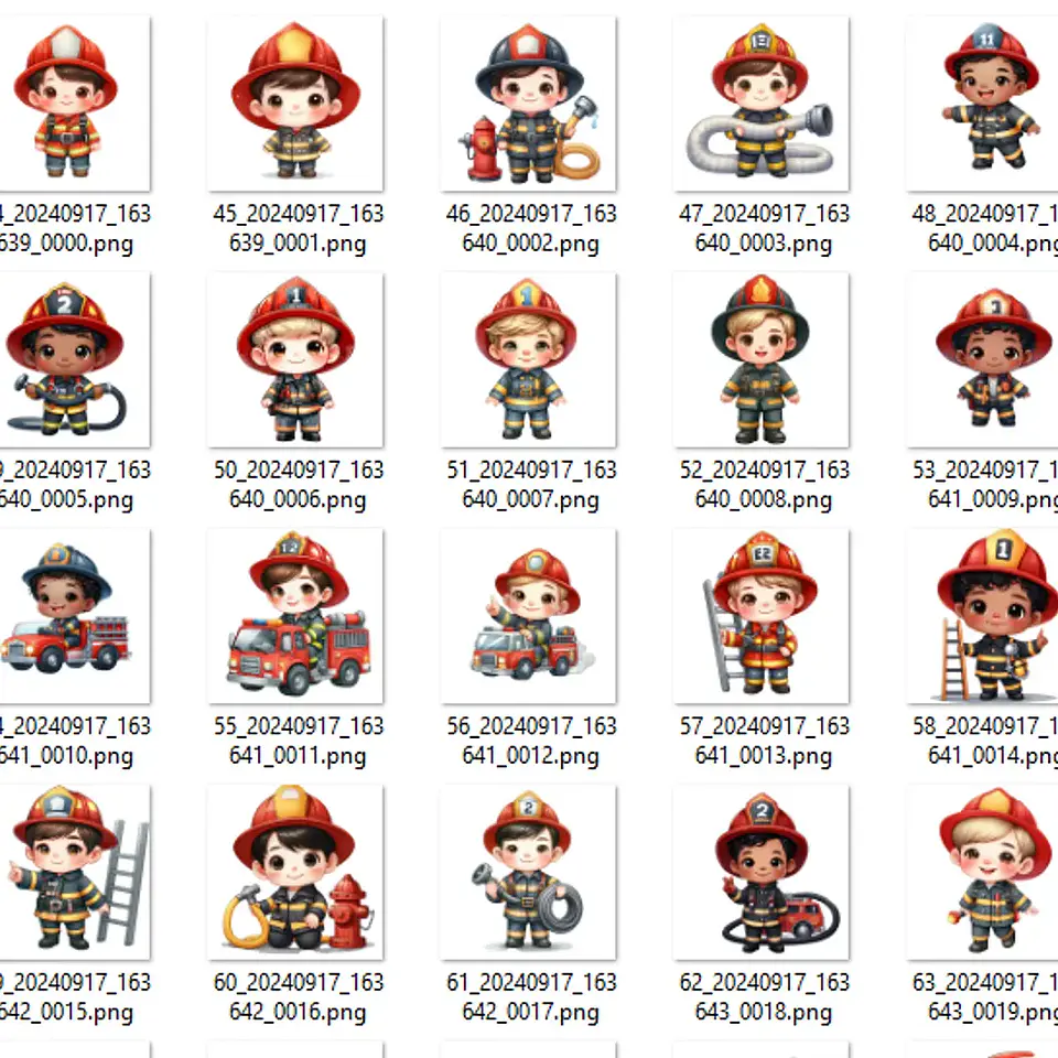 Kit Digital Bombeiros Baby - MK Criativos 2
