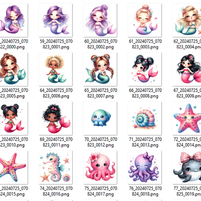 Kit Digital Fundo do Mar - MK Criativos 2