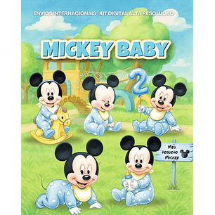 Kit Digital Mickey Baby - MK Criativos