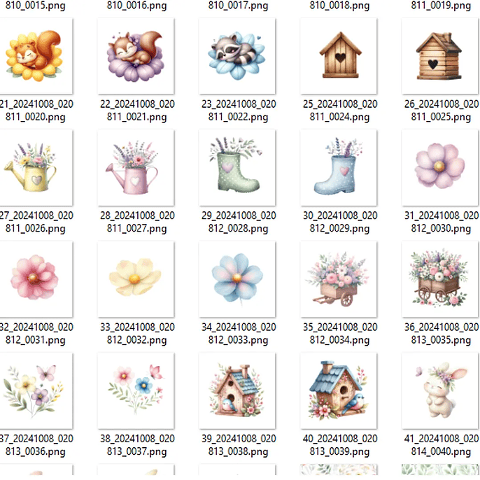 Kit Digital Primavera dos Animais - MK Criativos 3