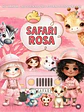 Kit Digital Safari Rosa Aquarela - MK Criativos - Thumbnail 1