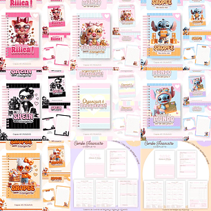 Arquivo Encadernação Combo Financeiro 2026 - Pamella