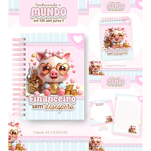 Arquivo Combo Financeiro Porquinho - Pamella