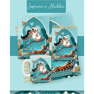 Arquivo Combo Encadernação Jasmine e Aladin 2026 - Pamella