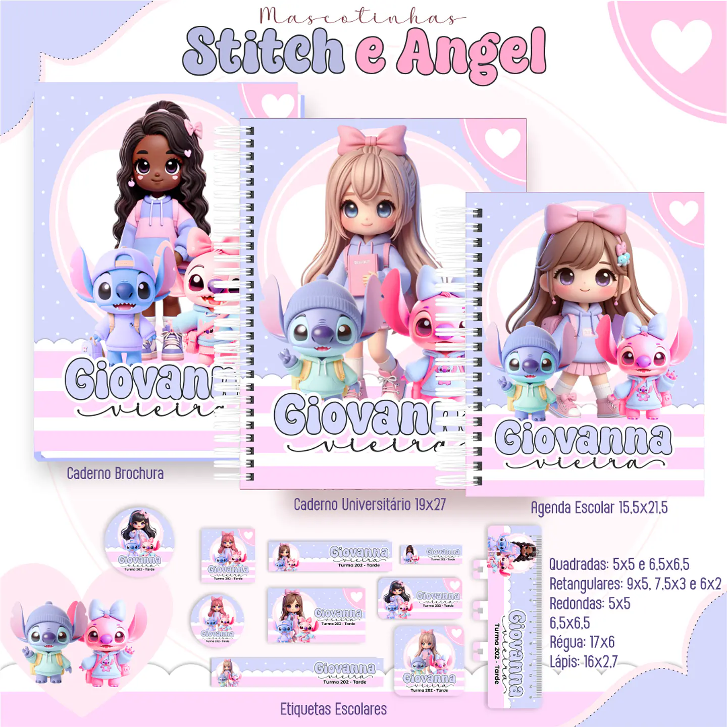 Arquivo Combo Escolar Mascotes IA 2026 - 15 Temas - Pamella 4