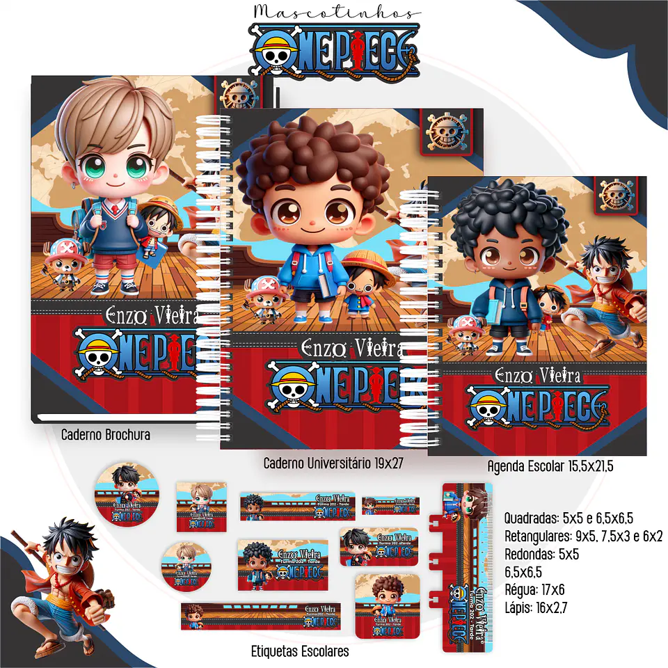 Arquivo Combo Escolar Mascotes IA 2026 - 15 Temas - Pamella 9
