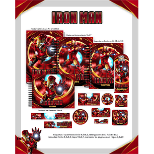 Arquivo Combo Homem de Ferro - Pamella