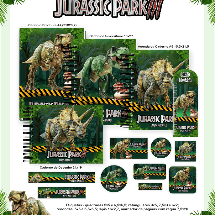 Arquivo Combo Jurassic Park - Pamella 1