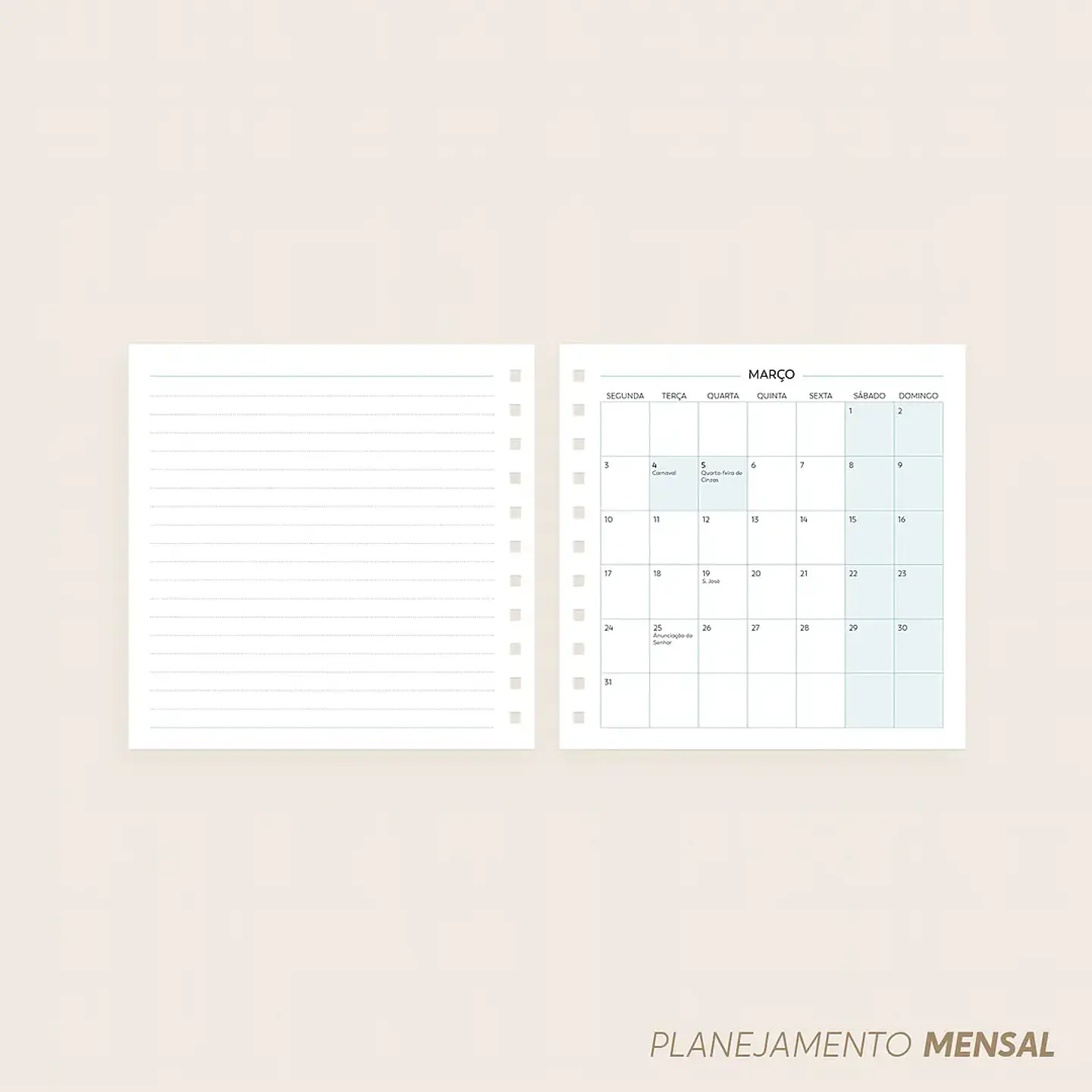 Arquivo Combo Agenda Católica 2026 Datada A5 e Mini - Nilmara 12