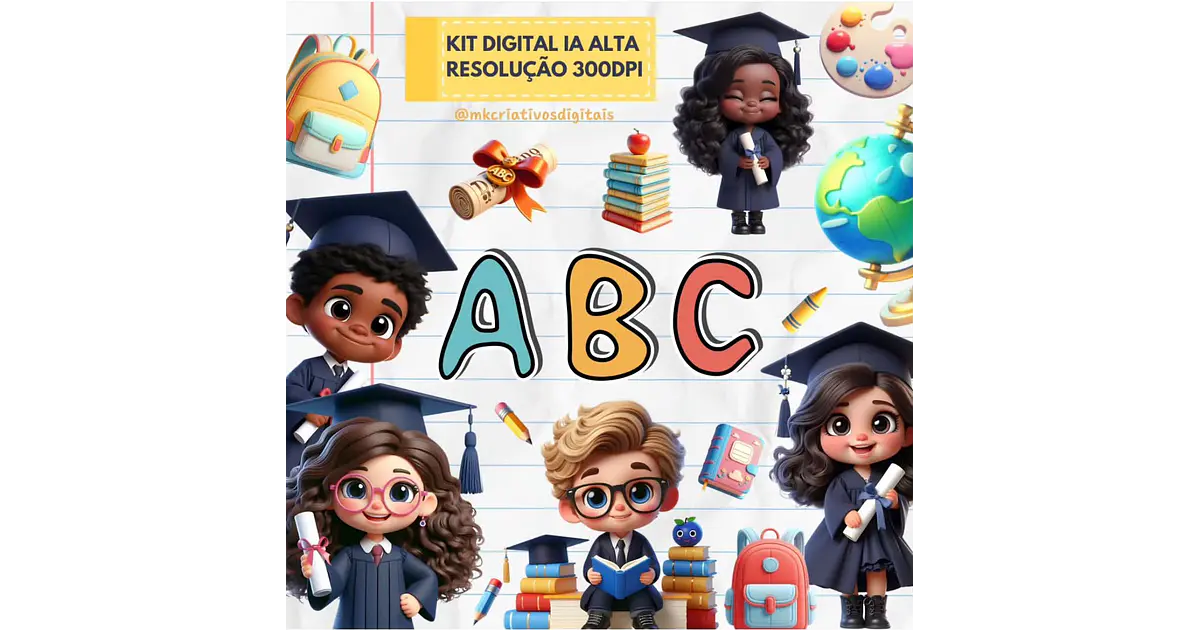 Kit Digital ABC - MK Criativos