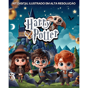 Kit Digital Harry Potter - MK Criativos