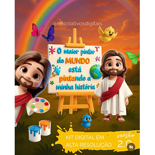 Kit Digital O Maior Pintor do Mundo - MK Criativos