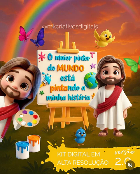 Kit Digital O Maior Pintor do Mundo - MK Criativos
