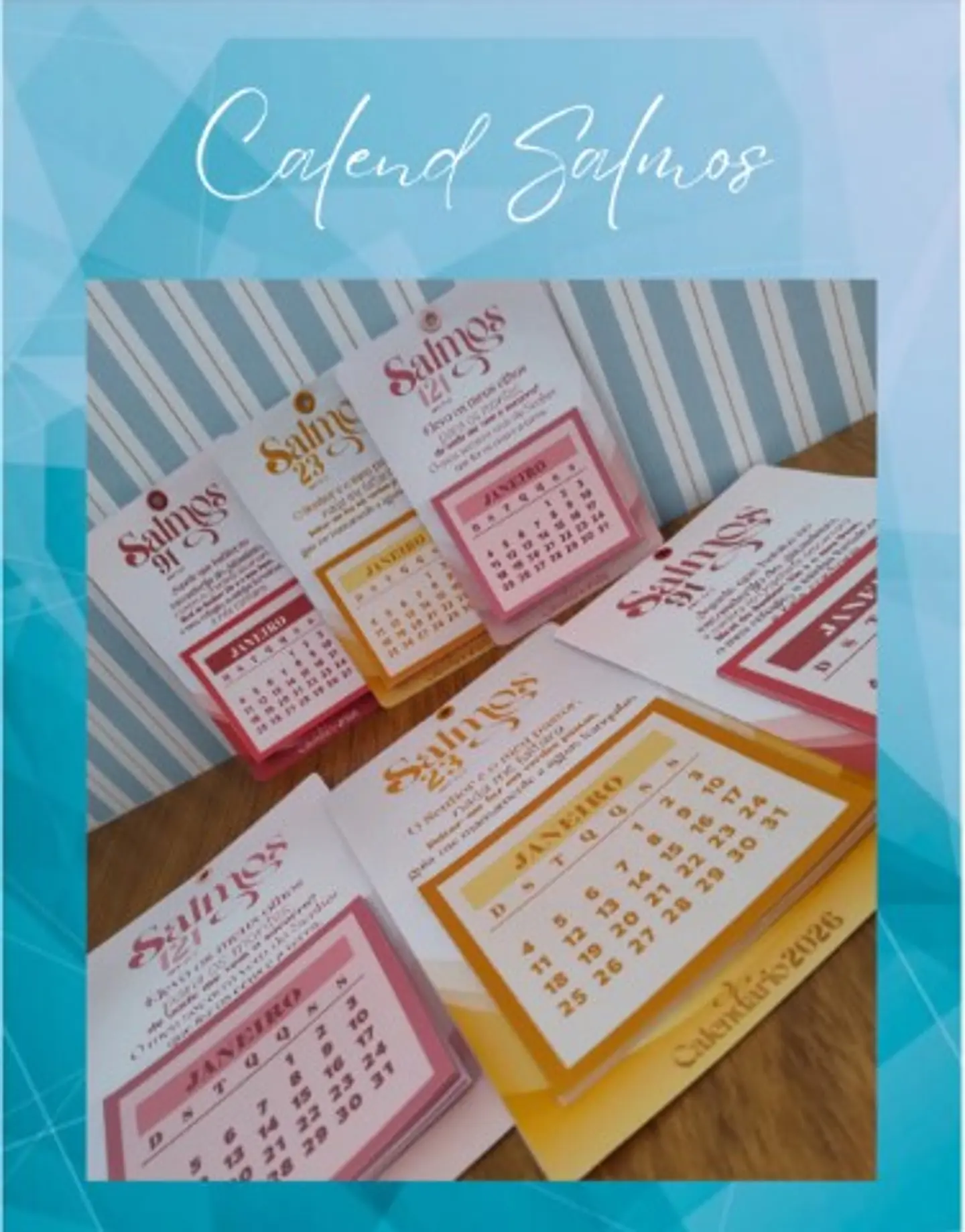 Arquivo Calendários Salmos 2026 - Perfeita Arte 1