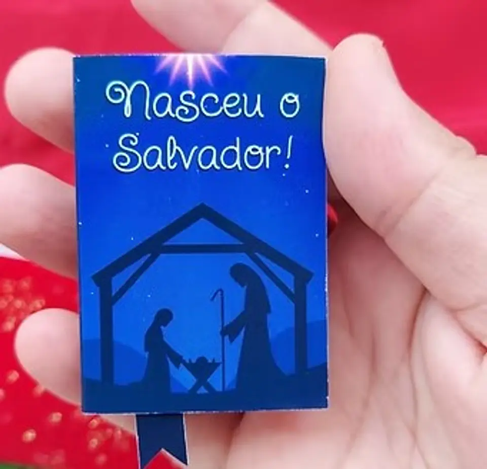 Arquivo Natal Mini Bíblia de Natal - Dhama dos Papéis 1