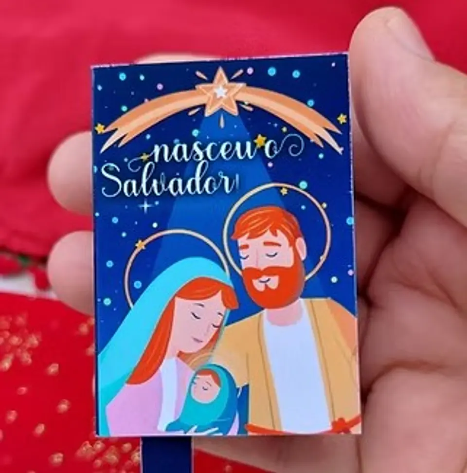 Arquivo Natal Mini Bíblia de Natal - Dhama dos Papéis 1