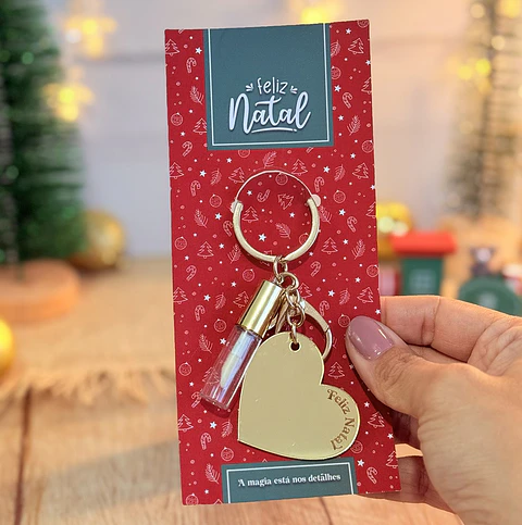 Arquivo Natal Card Chaveiro - Vê Moraes