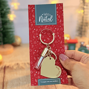 Arquivo Natal Card Chaveiro - Vê Moraes