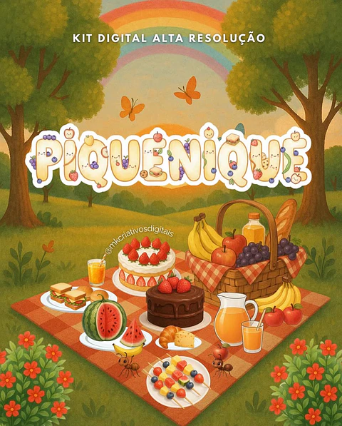 Kit Digital Piquenique - MK