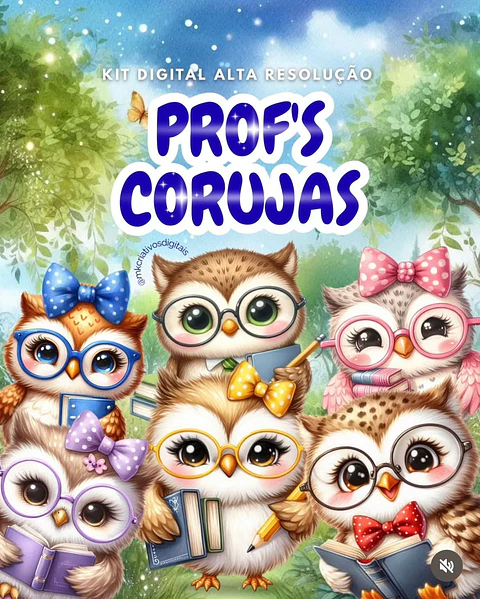 Kit Digital Profs Corujas - MK