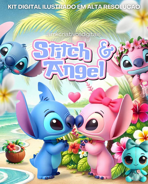 kit Digital Stitch e Angel - MK