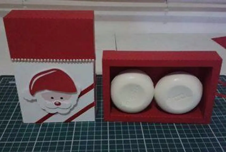 Arquivo de Corte Caixa Sabonete Natal 1