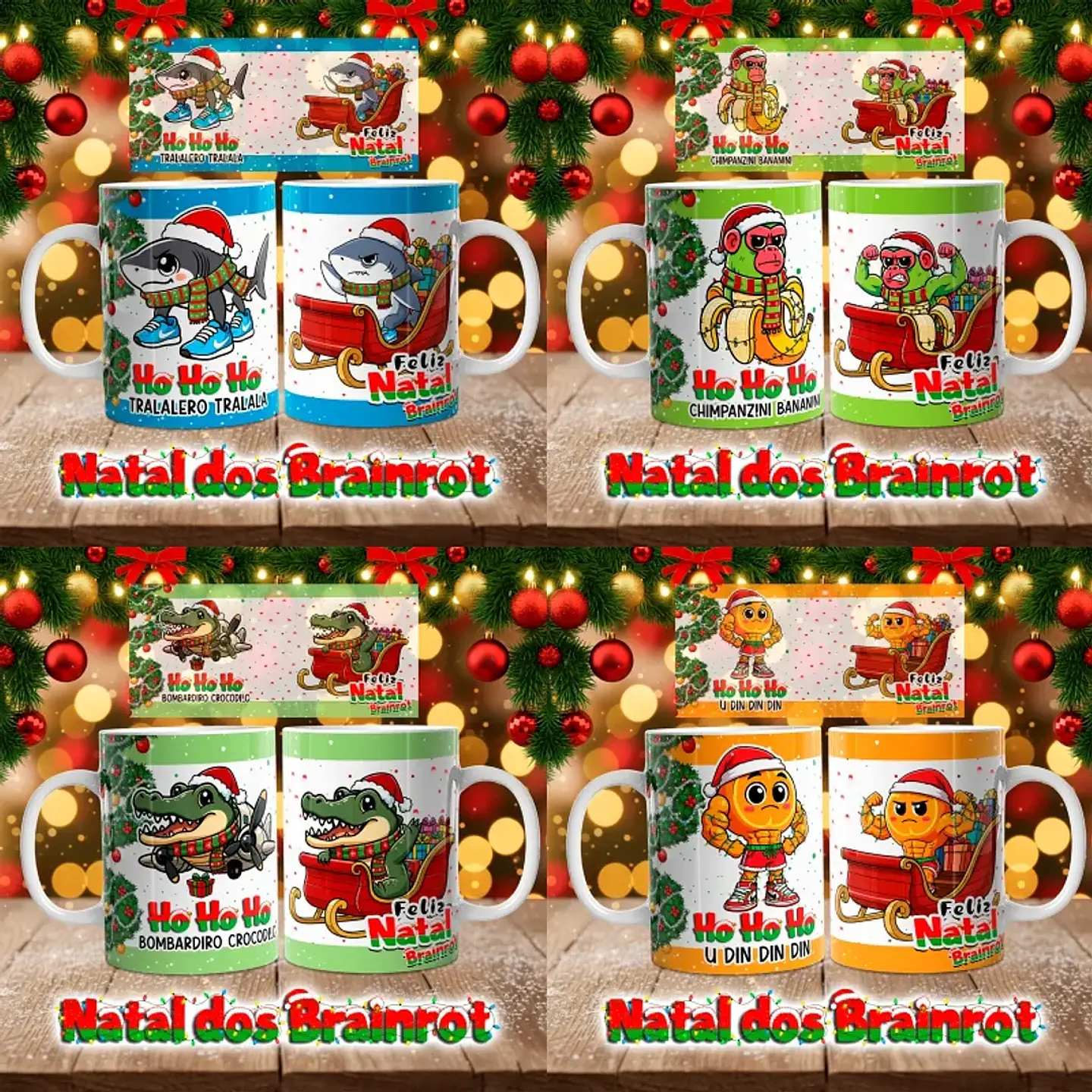 Arquivo Canecas Natal dos Brainrot - Caneca Criativa 6
