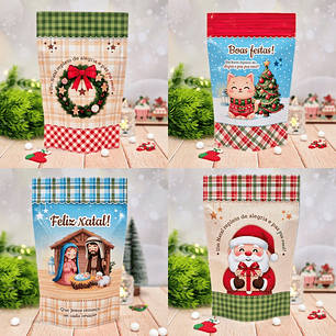 Arquivo Natal Adesivo Saquinho Zip - Estúdio Telma Contel