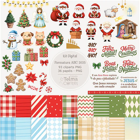 Kit Digital Natal - Estúdio Telma Contel