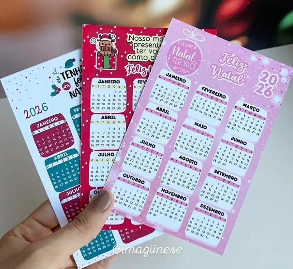 Arquivo Natal Calendário 10x14 - Imagine-se 1