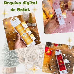 Arquivo Natal Card 3 La Creme - Personalizados Thata