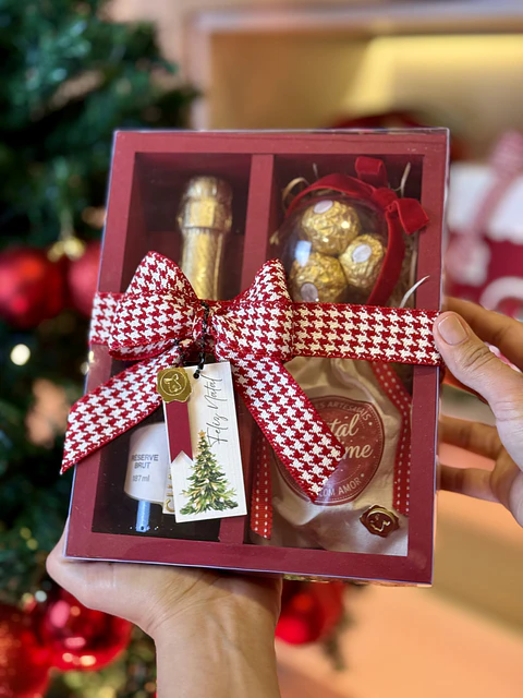 Arquivo Natal Caixa Mini Vinho - Sublime