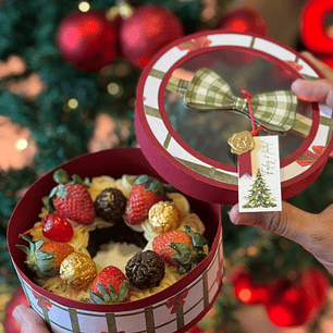 Arquivo Natal Caixa Redonda Luxo - Sublime