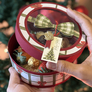 Arquivo Natal Caixa Redonda Luxo - Sublime