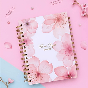 Arquivo Agenda 2026 Dupla Especial Flowers Floral - Le Poly