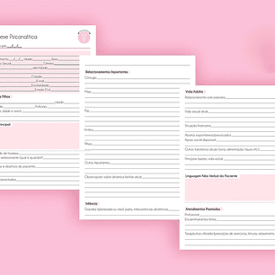 Anamnese Psicanálise - ThaMoní