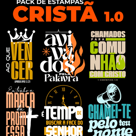Arquivo Estampas Cristãs + de 500 - Elevart Packs 1
