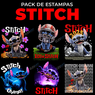 Arquivo Estampas Stitch - Elevart Packs