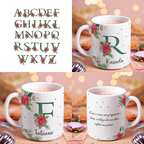 Arquivo Canecas Natal Alfabeto 145 - Home Cat