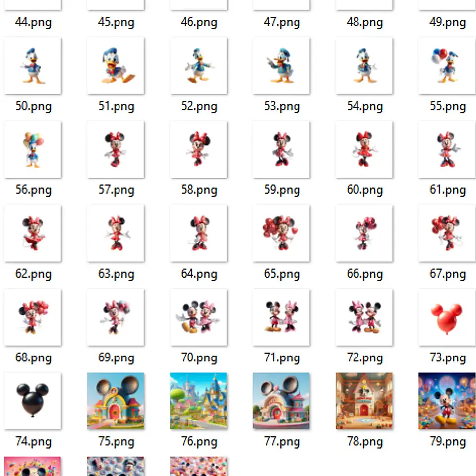 Kit Digital Mickey Mouse e Sua Turma - Mi Kits 3