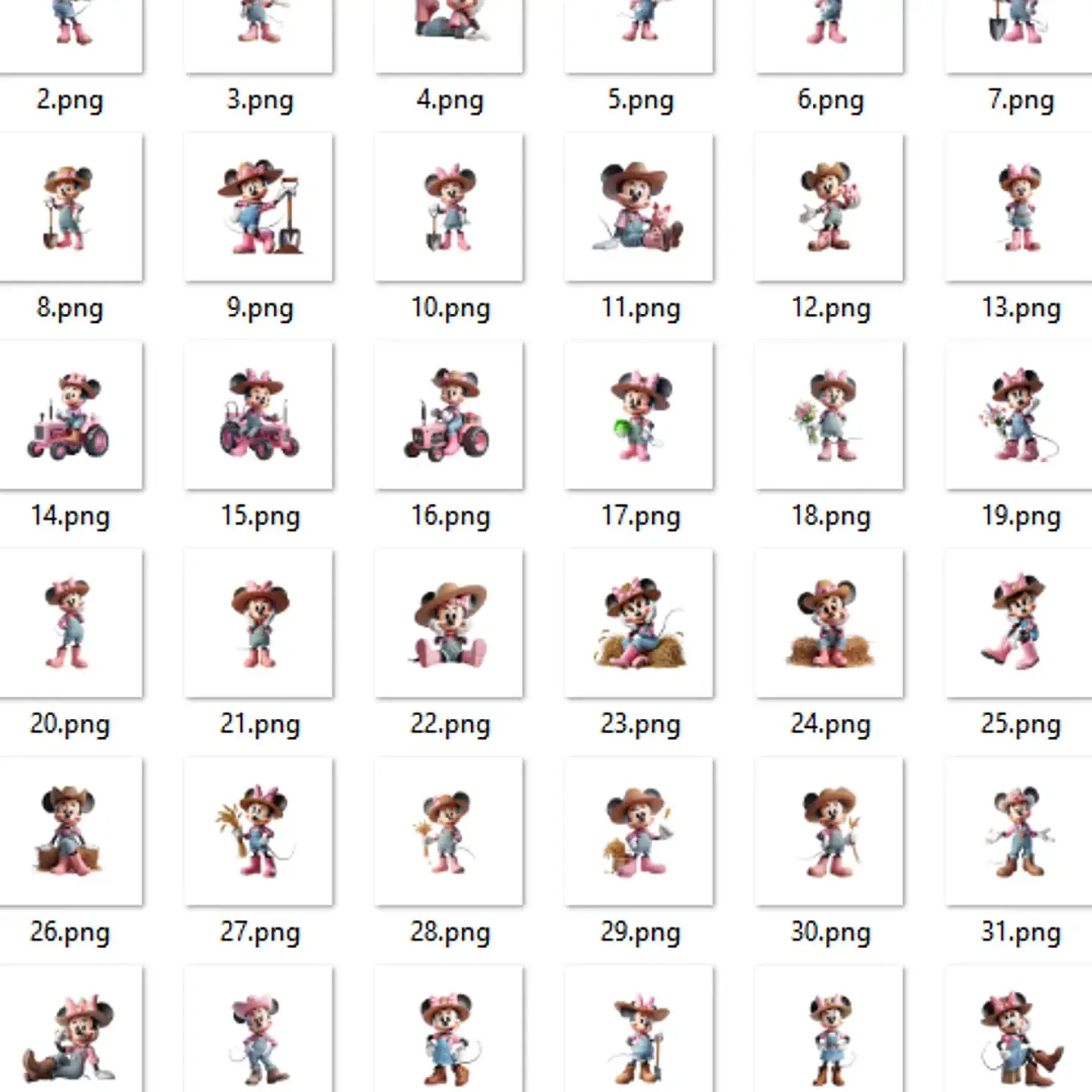 Kit Digital Fazendinha da Minnie Rosa - Mi Kits 2